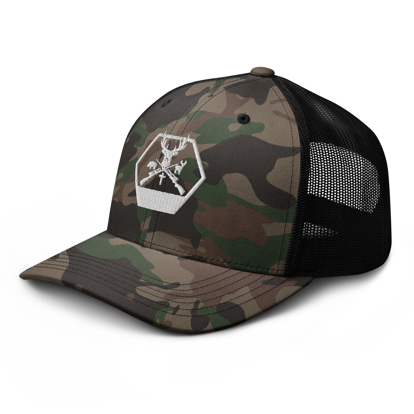 El Rancho Camouflage trucker hat