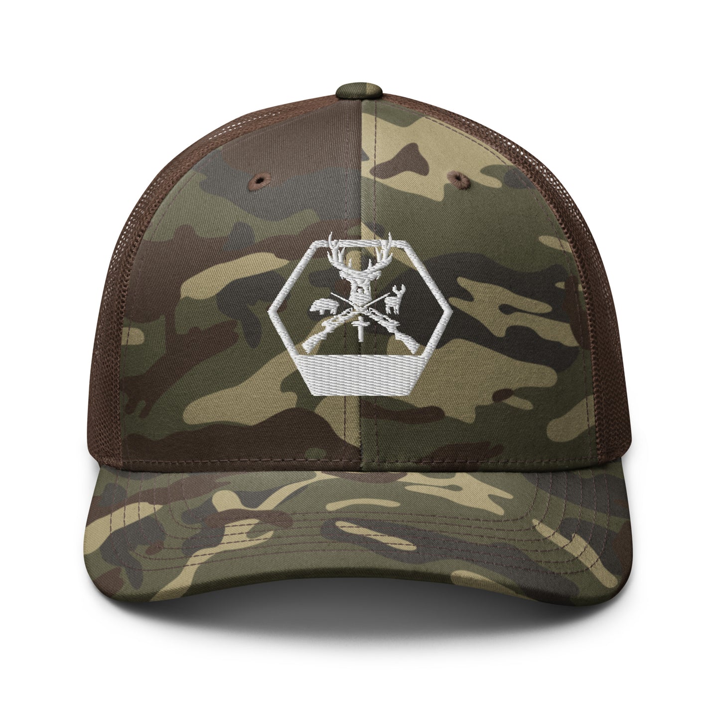 El Rancho Camouflage trucker hat