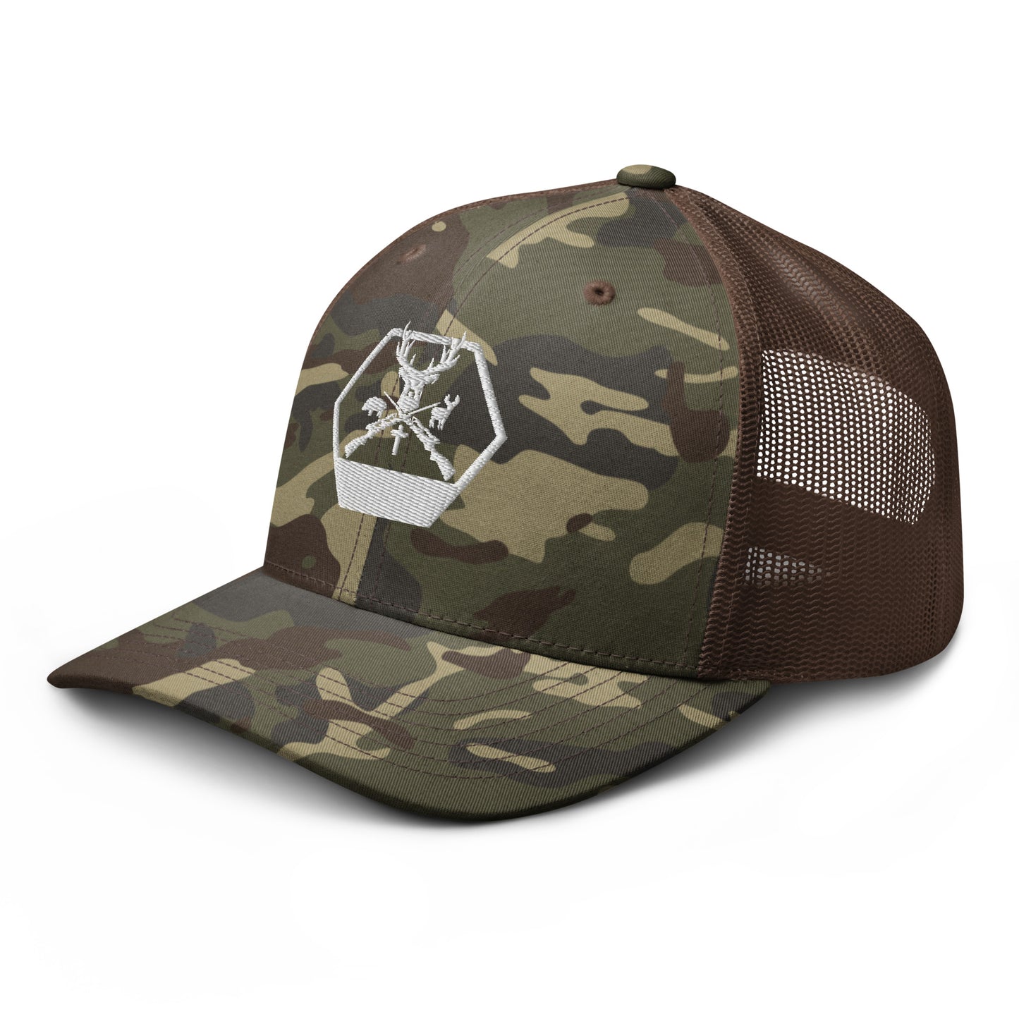 El Rancho Camouflage trucker hat