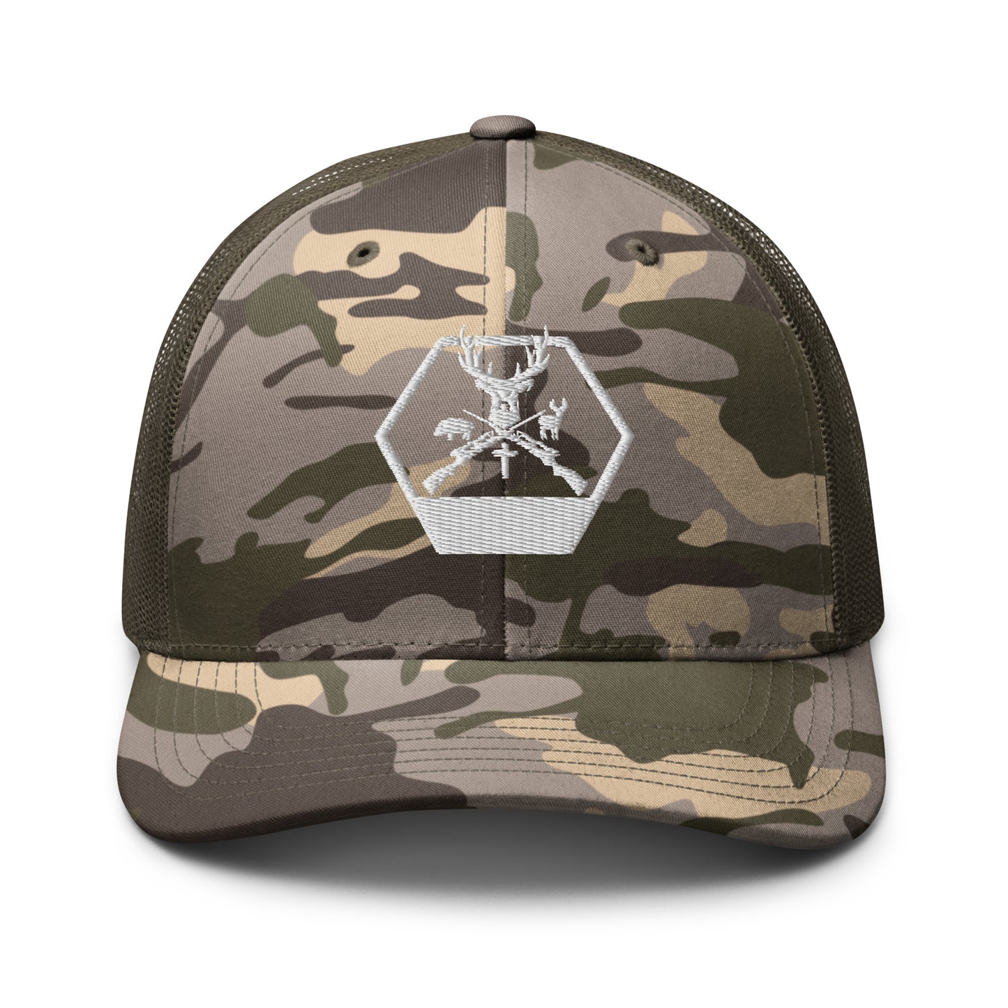 El Rancho Camouflage trucker hat