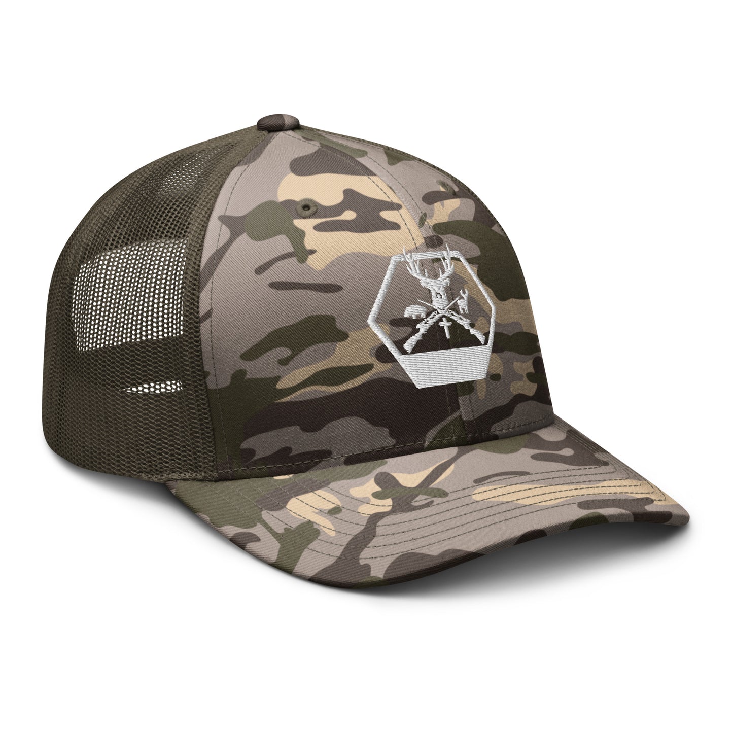 El Rancho Camouflage trucker hat