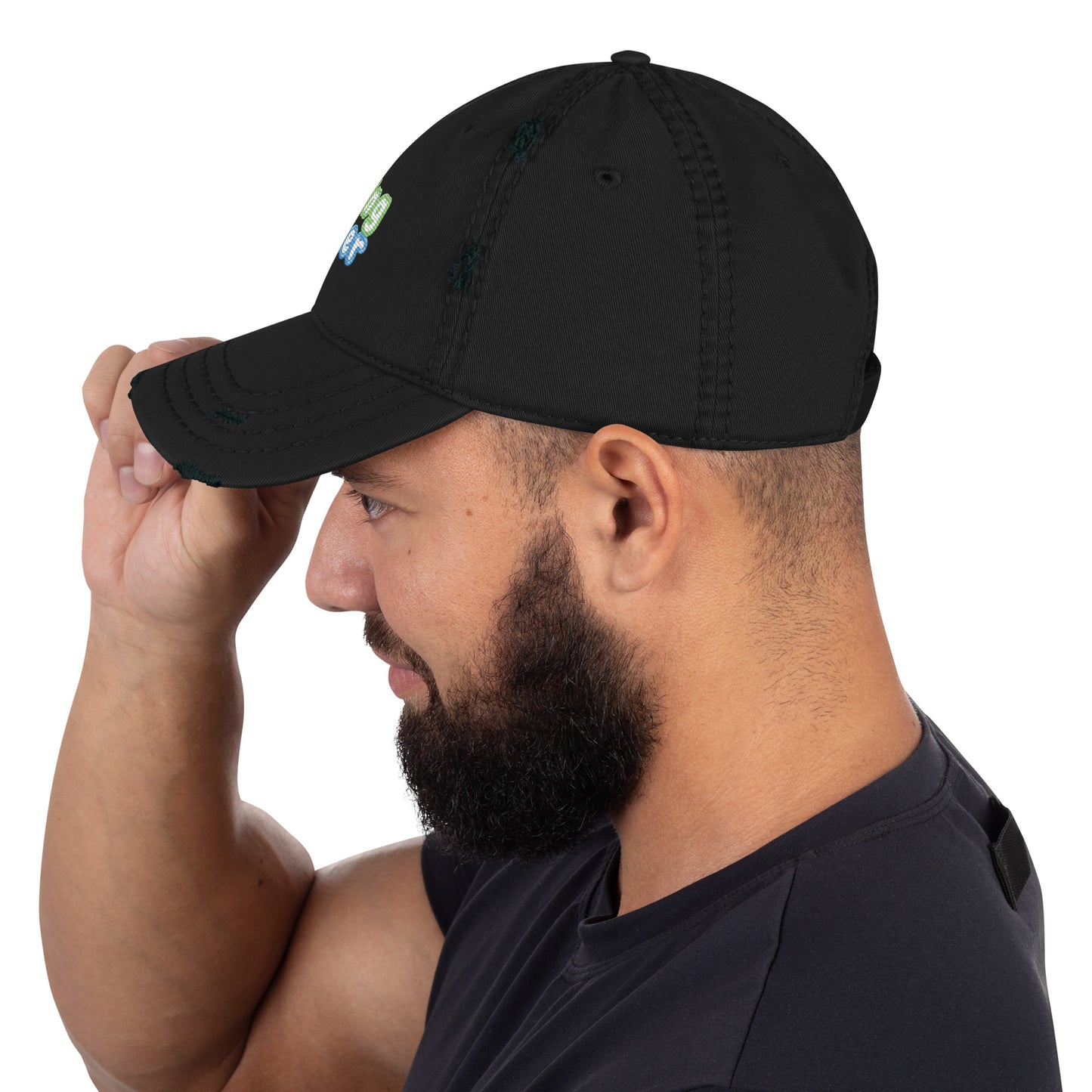 Living Water Distressed Dad Hat