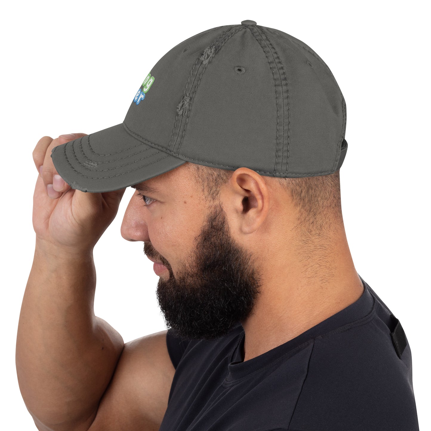 Living Water Distressed Dad Hat
