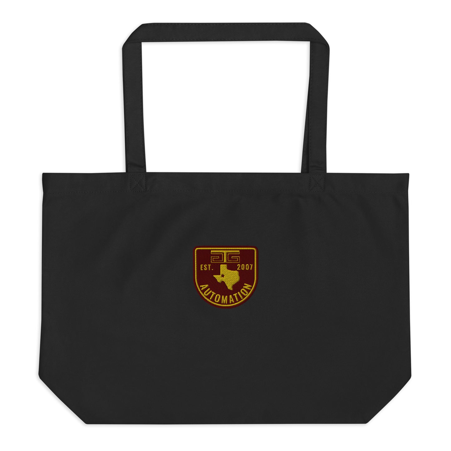 GTG Badge Large organic tote bag