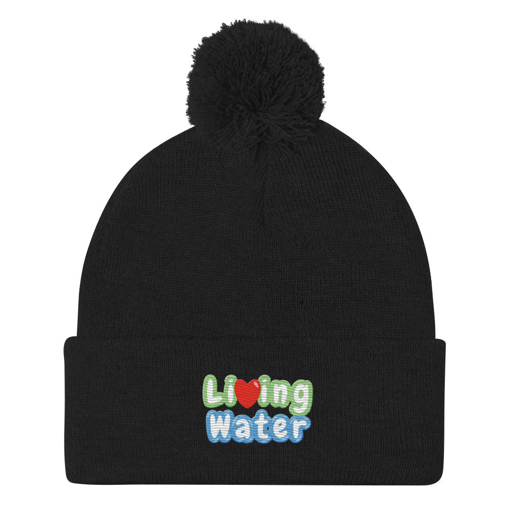 Living Water Pom-Pom Beanie