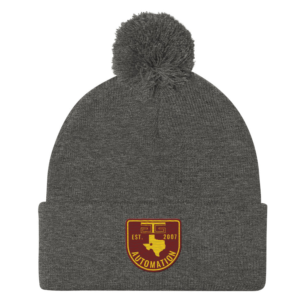 GTG Badge Pom-Pom Beanie