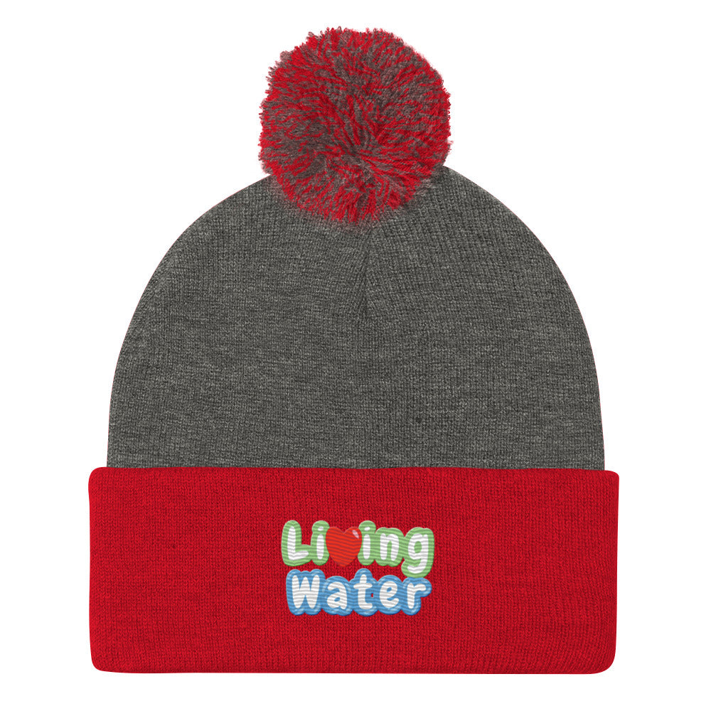 Living Water Pom-Pom Beanie