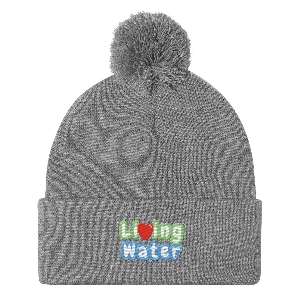 Living Water Pom-Pom Beanie