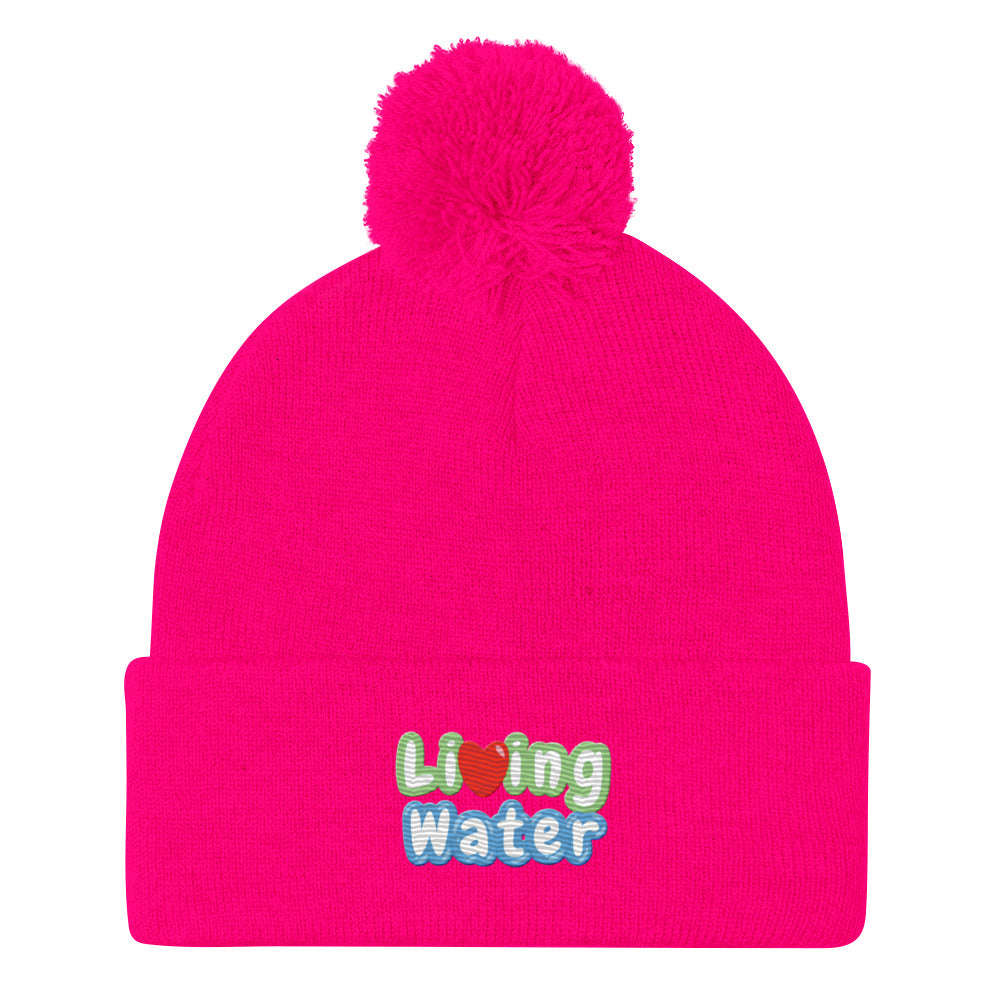 Living Water Pom-Pom Beanie