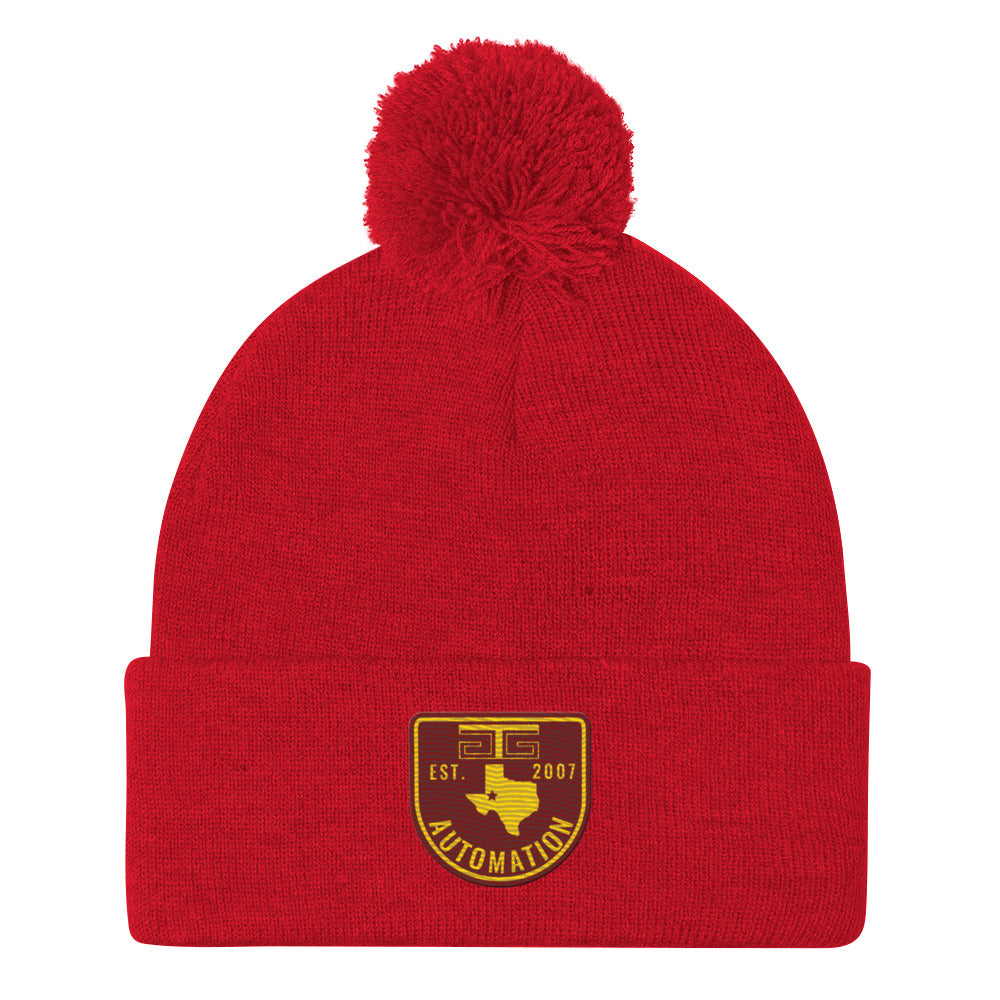 GTG Badge Pom-Pom Beanie
