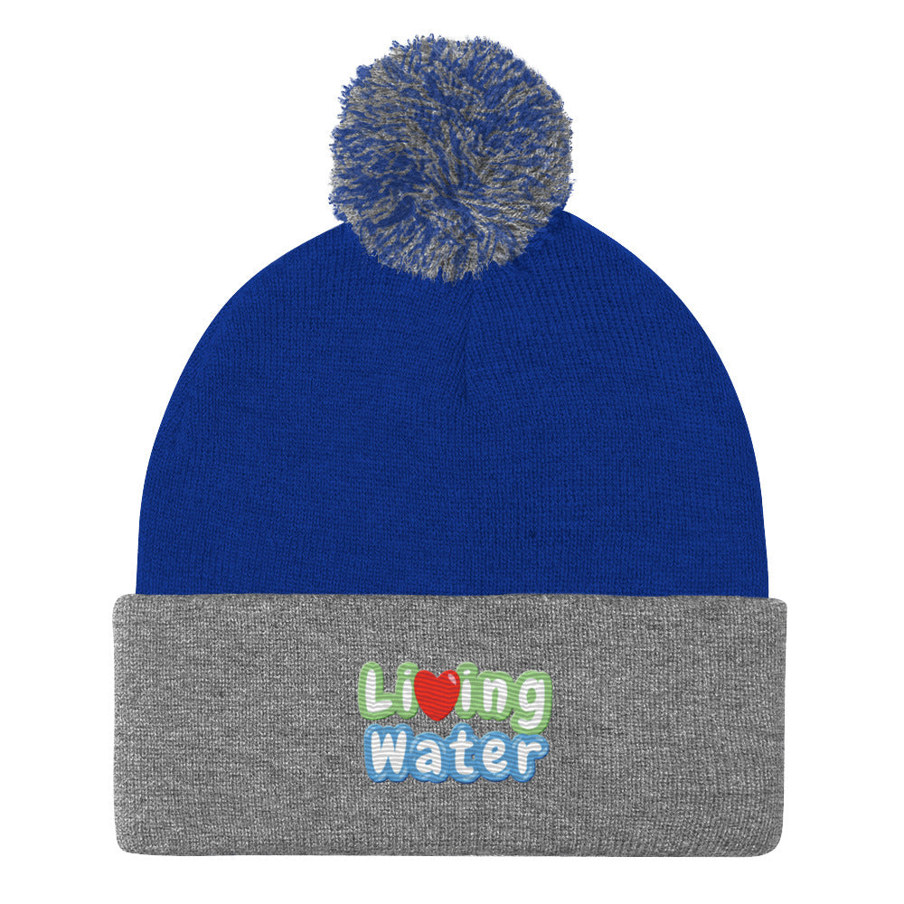 Living Water Pom-Pom Beanie