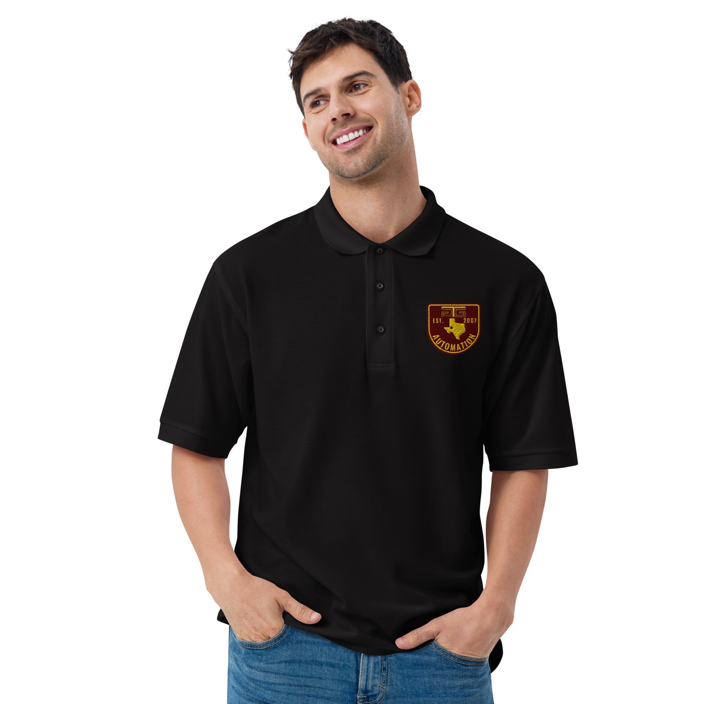 GTG Automation Badge Men's Premium Polo