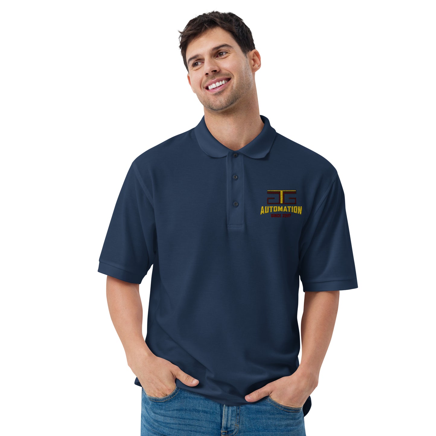 GTG Automation Men's Premium Polo