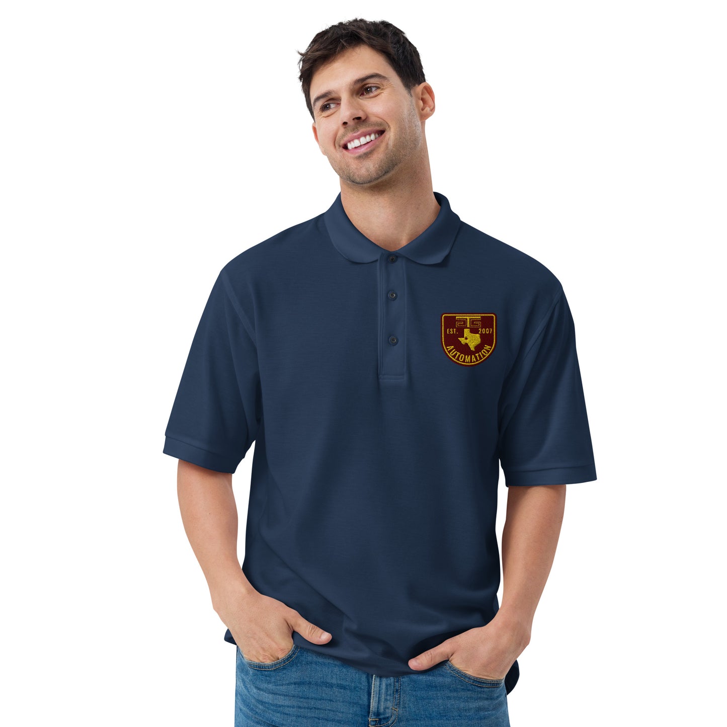 GTG Automation Badge Men's Premium Polo