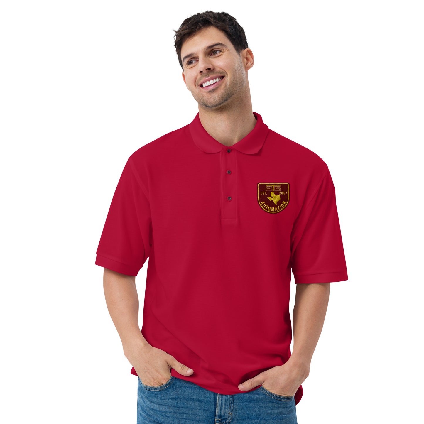 GTG Automation Badge Men's Premium Polo