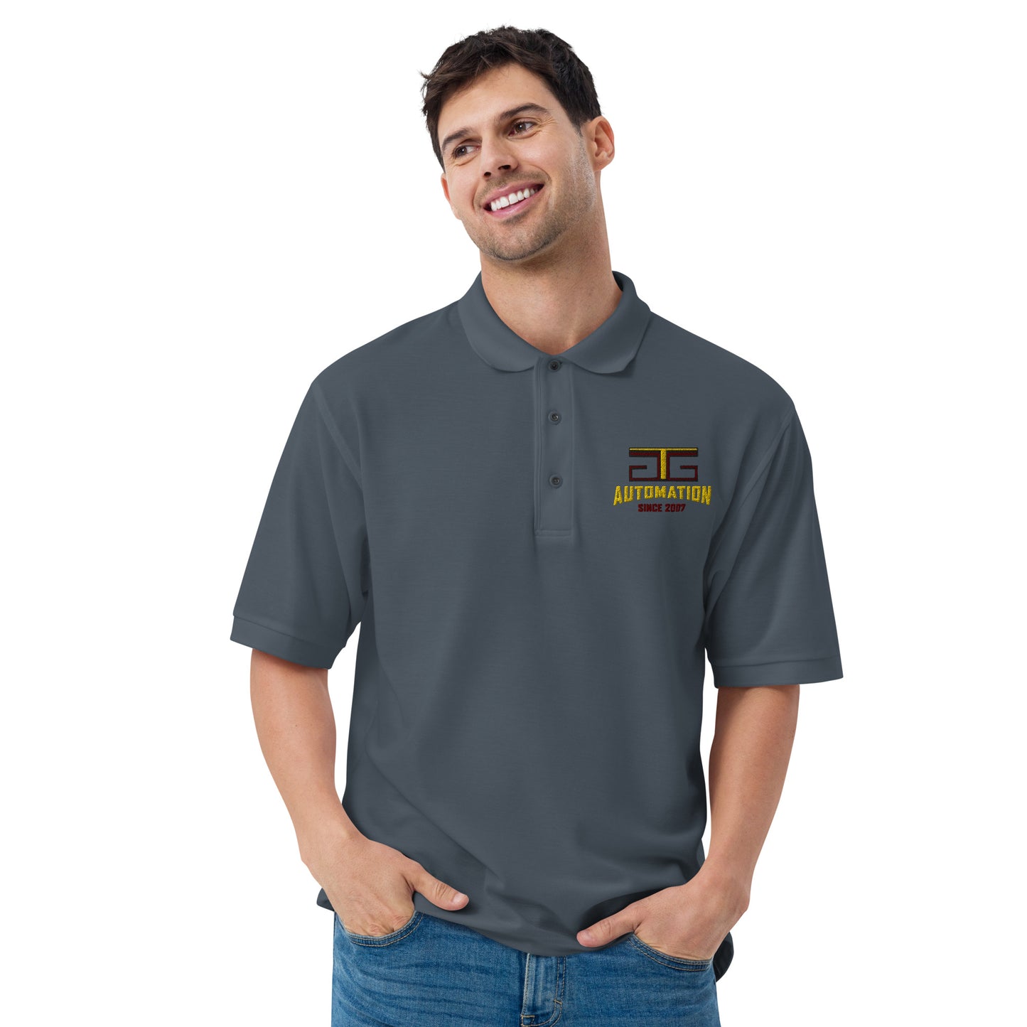 GTG Automation Men's Premium Polo
