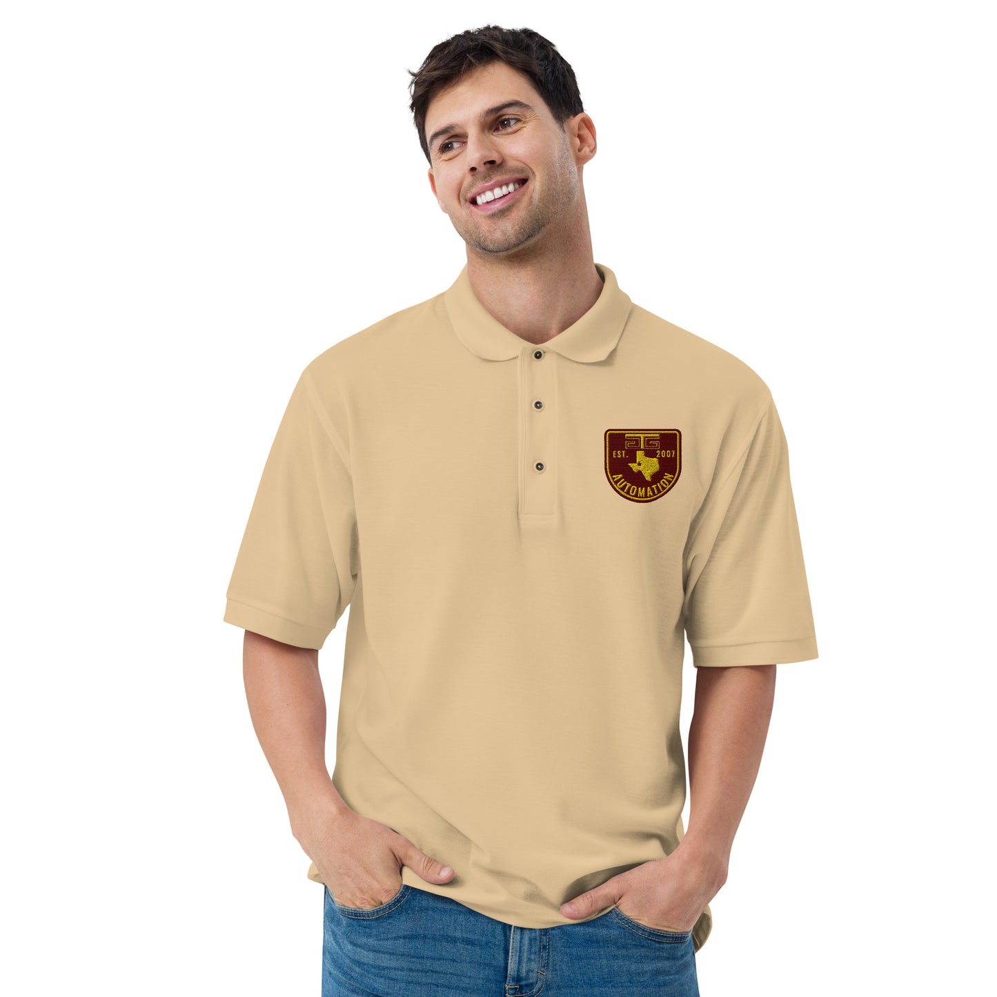 GTG Automation Badge Men's Premium Polo
