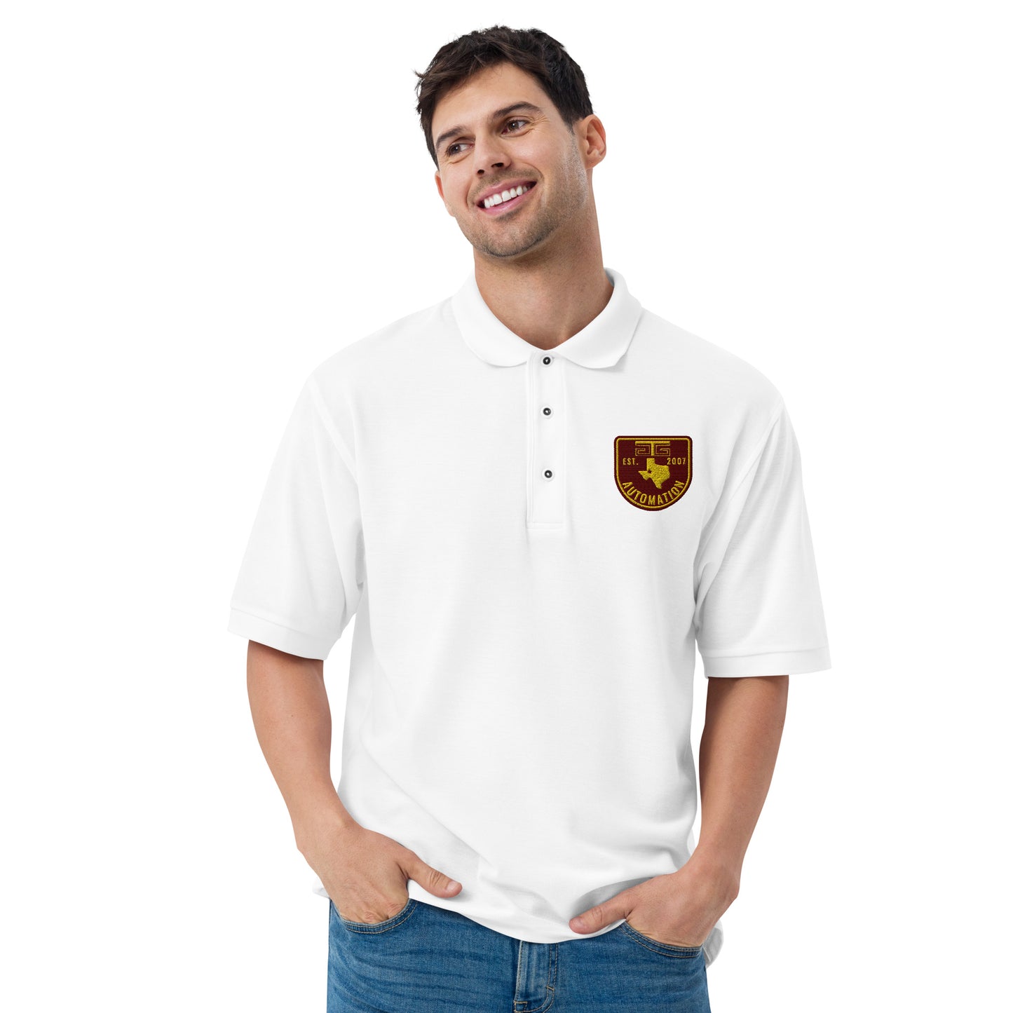 GTG Automation Badge Men's Premium Polo